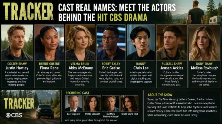 Tracker Cast Real Names